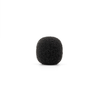 Bubblebee The Microphone Foam For Lavalier Mics - Small - Black - 10-Pack